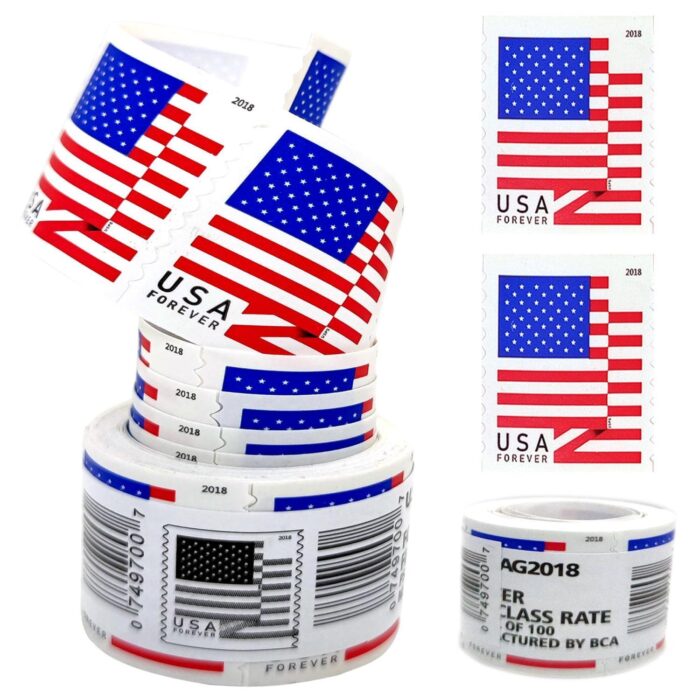 2018 Flag Forever Stamps Rolls of 100 stamps - Image 3