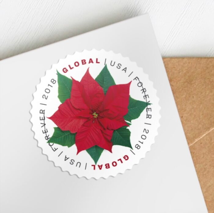 2018 Global Poinsettia Forever Stamps - Image 4