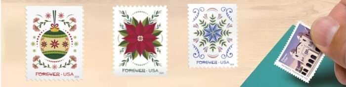 2024 Stamps Holiday Joy Forever Stamps - Image 5