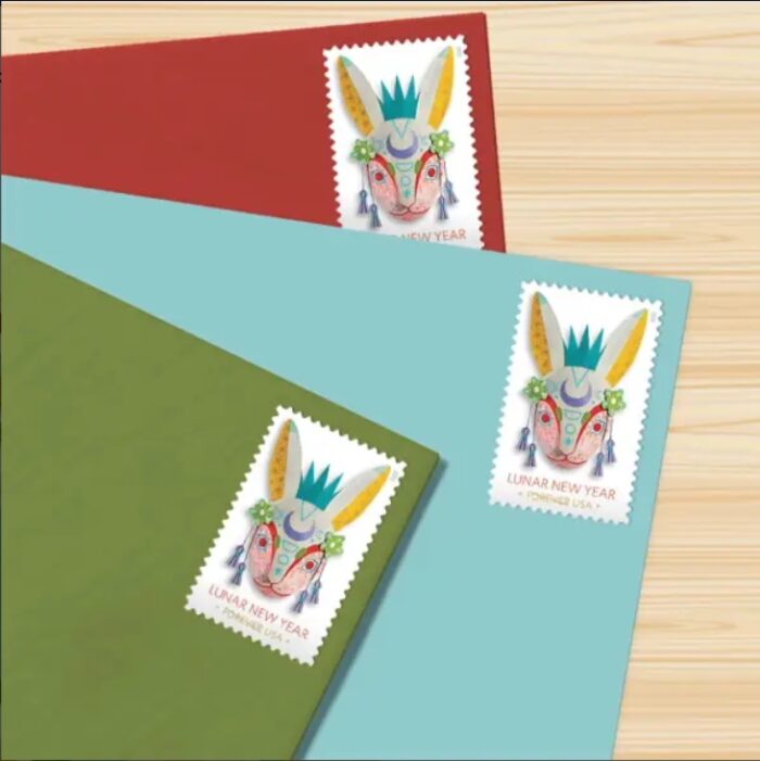 2023 Lunar New Year Year of the Rabbit Forever Stamps - Image 2