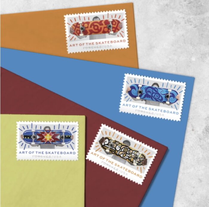 2023 Stamps Art of the Skateboard Forever Stamps - Image 2