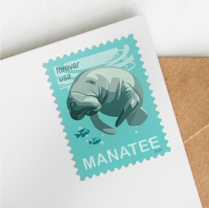 2024 Stamps Save Manatees Forever Stamps - Image 2