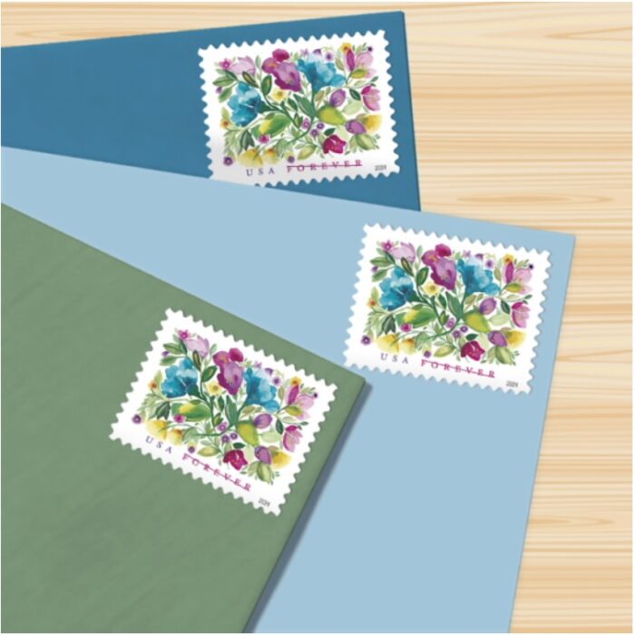 2024 Stamps Celebration Blooms Forever Stamps - Image 3