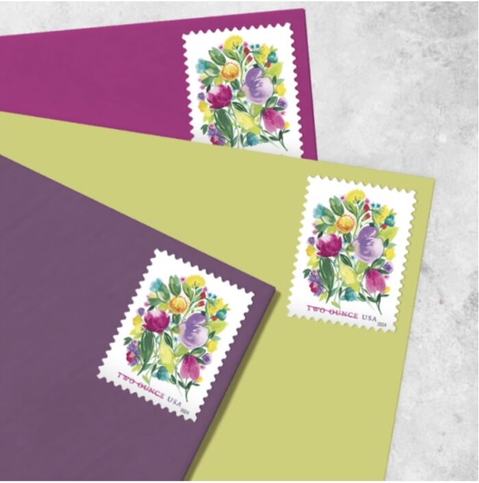 2024 Stamps : Wedding Blooms Forever Stamps - Image 2