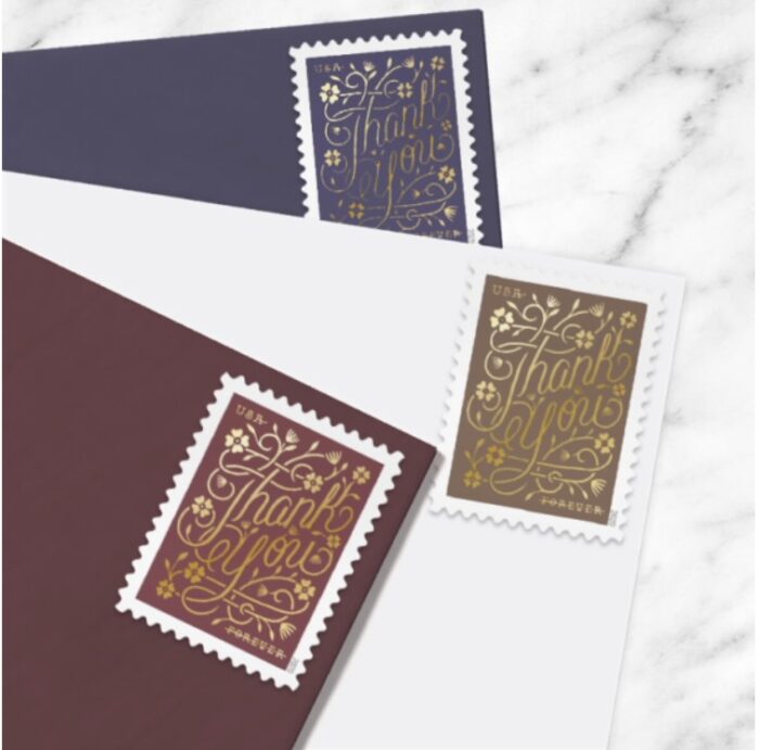 2020 Forever Stamps Thank You Stamps - Image 3