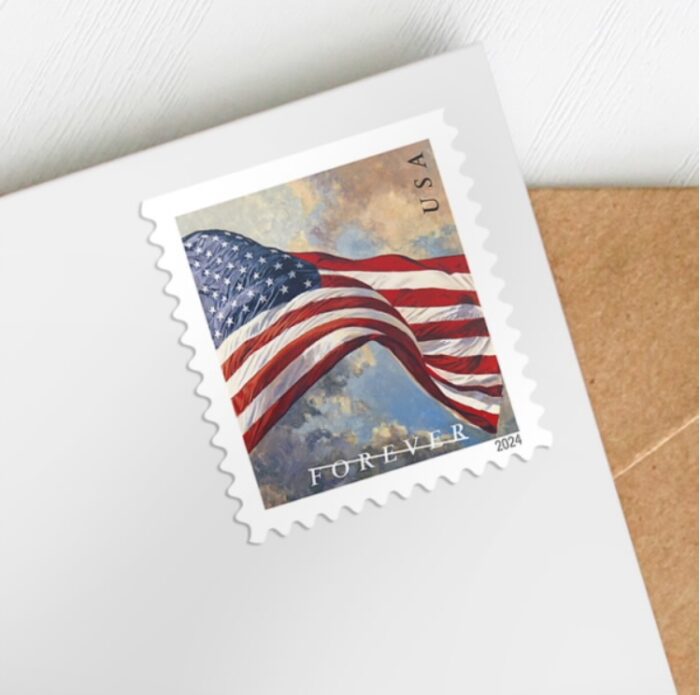 2024 Flag Stamps First-Class Mail Forever Stamps - Image 2