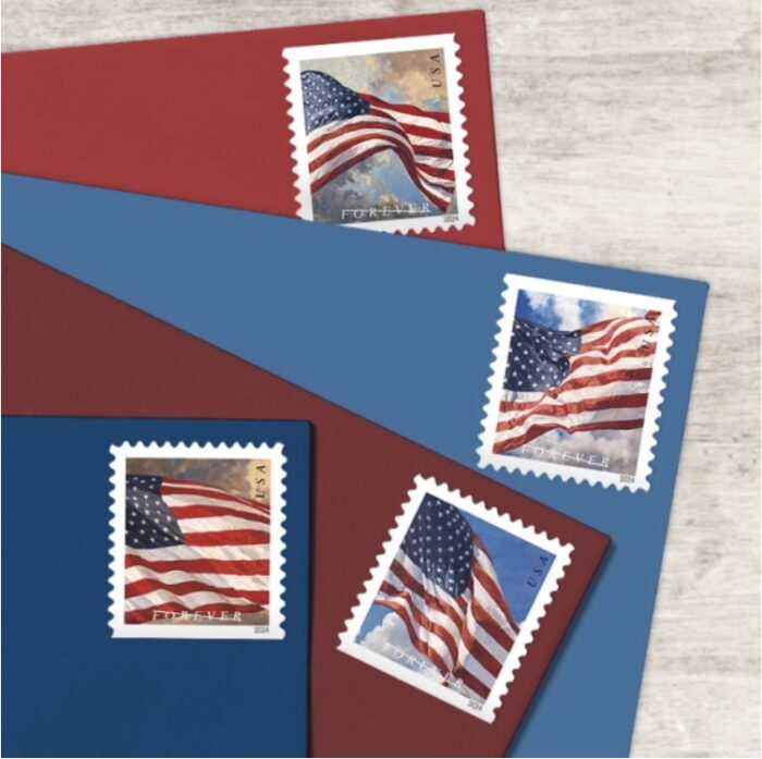 2024 Flag Stamps First-Class Mail Forever Stamps - Image 3