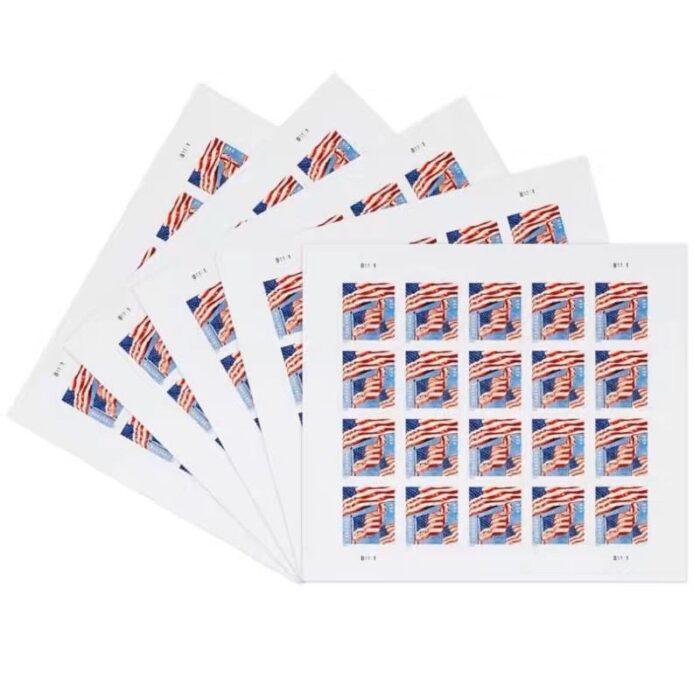 2022 US Flag Forever Stamps Book of 20 Stamps - Image 2