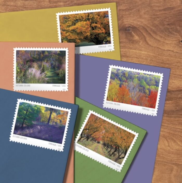 2024 Stamps Autumn Colors Forever Stamps - Image 3