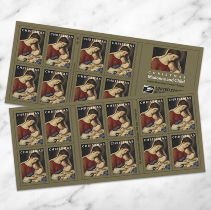 2024 Stamps Christmas Madonna and Child Forever Stamps - Image 3