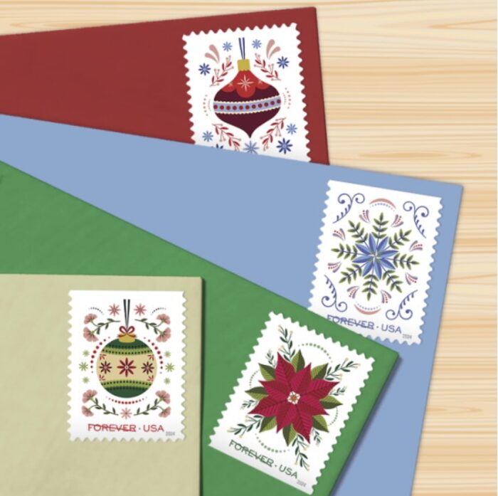 2024 Stamps Holiday Joy Forever Stamps - Image 3