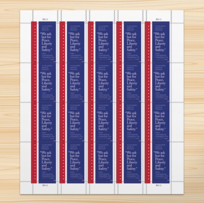 2024 Stamps First Continental Congress Forever Stamps - Image 4
