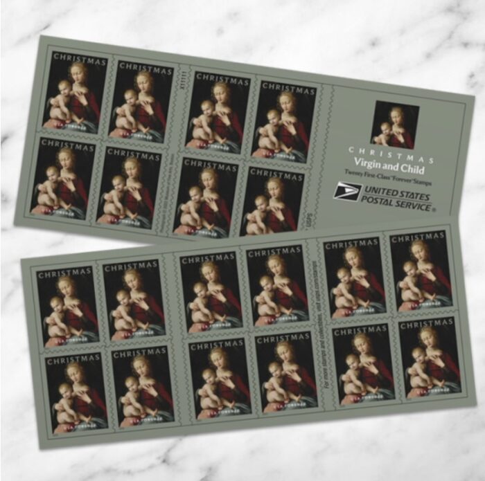 2022 Stamps Virgin and Child Forever Stamps - Image 5