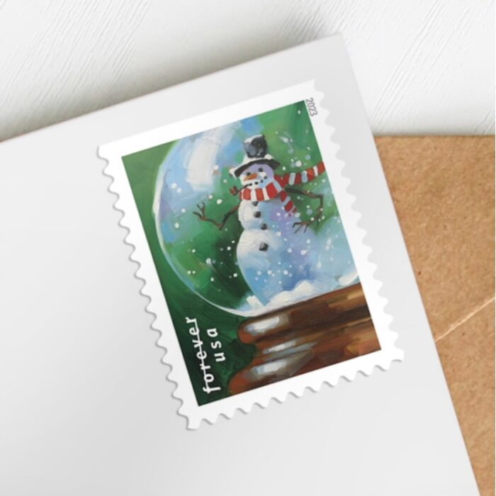2023 Stamps Snow Globes Forever Stamps - Image 3