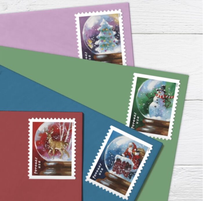 2023 Stamps Snow Globes Forever Stamps - Image 2