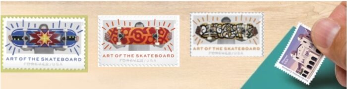 2023 Stamps Art of the Skateboard Forever Stamps - Image 5