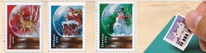 2023 Stamps Snow Globes Forever Stamps - Image 5